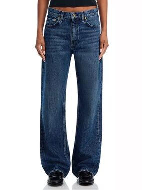 rag & bone • Relaxed Straight Jeans in Adeline
